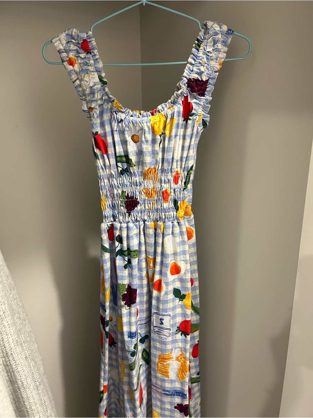 Lisa Says Gah Blue Gingham Picnic Sundress - Picture 3 of 4